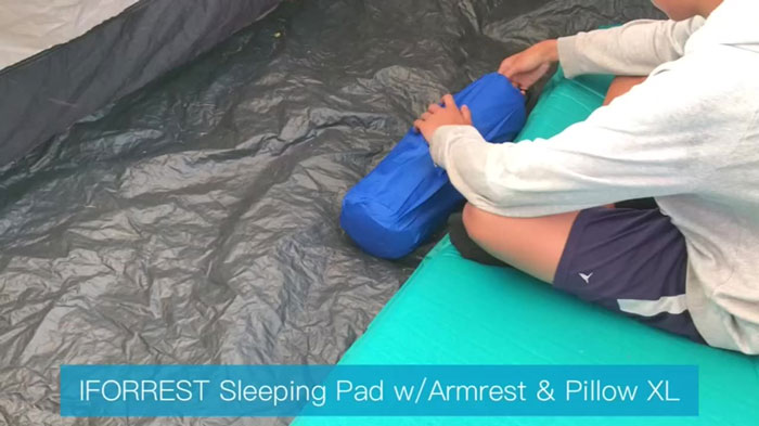 Outdoor Can Be Spliced And Portable Single And Self-inflatable Sleeping Pad