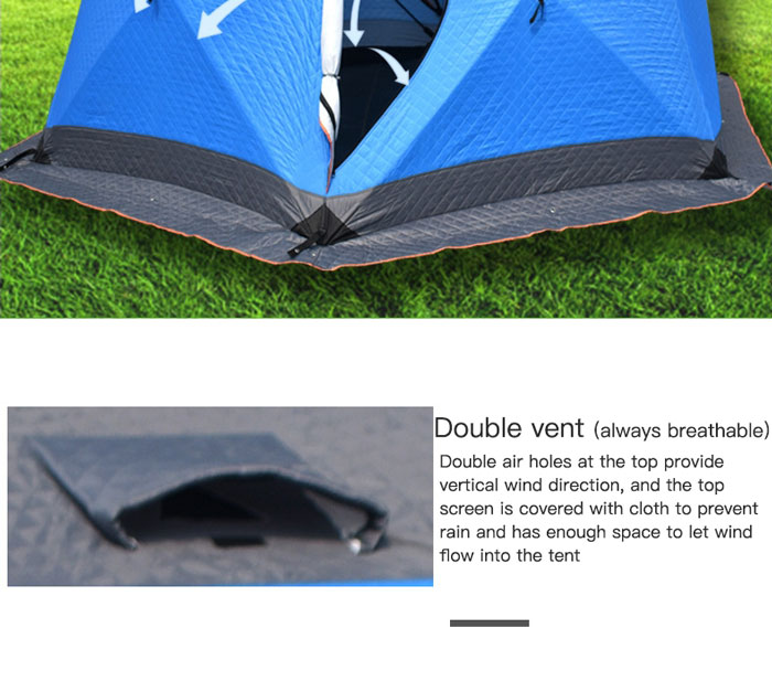 Outdoor Cold And Windproof Ice Fishing Camping Thickened Tent