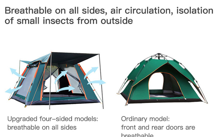 Outdoor Lightweight Instant Automatic Pop Up Backpacking