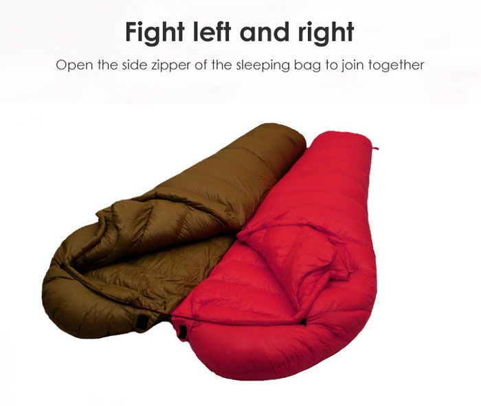 Outdoor Travel Camping Hiking Walking Duck Down Sup Sleeping Bag