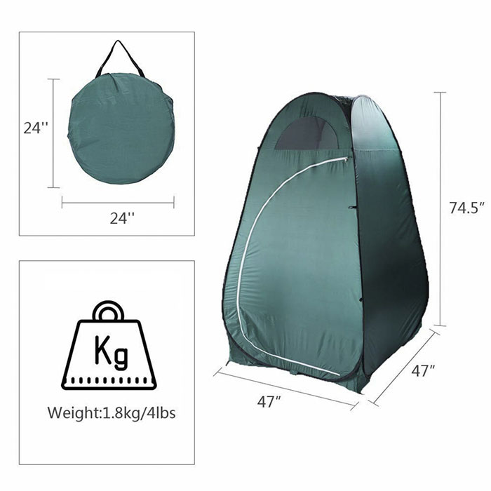 Portable Pop Up Dressing Changing Tent Outdoor Camp