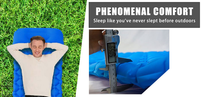 Premium Camping Backpacking Sleeping Inflatable Air Mattre