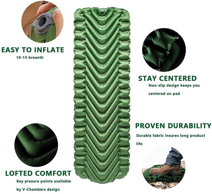 Promotion Adult Size Mat Waterproof Winter Inflating