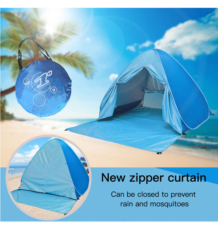 Sunshade And Sunscreen Free Construction Quick-opening Fol Beach Tent