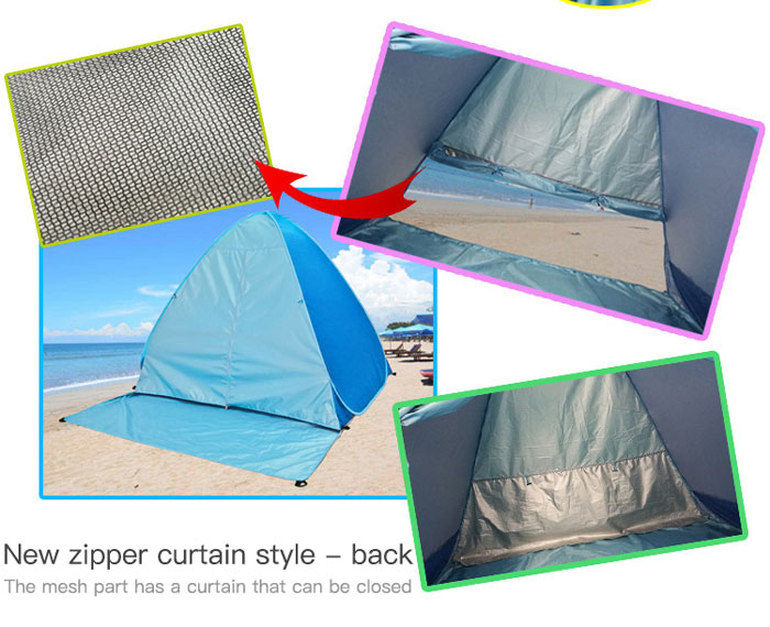 Sunshade And Sunscreen Free Construction Quick-opening Fol Beach Tent