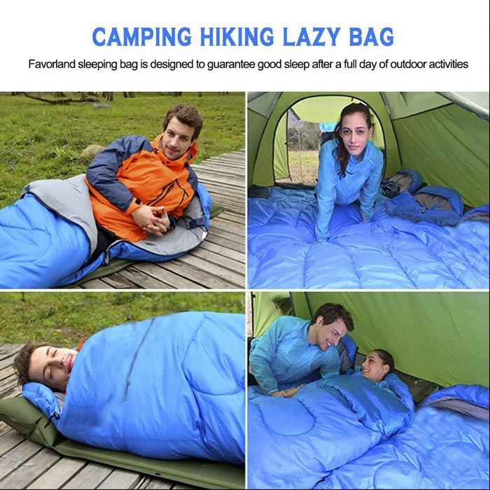 Wholesale Cheap Outdoor 170t Polyester Adult Hollow Mummy Shape Sleeping Bag