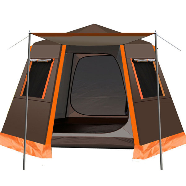 Extra Large Outdoor Camping Tents 3-4 Persons Waterproof Outdoor Family Luxury Big Camping Tent