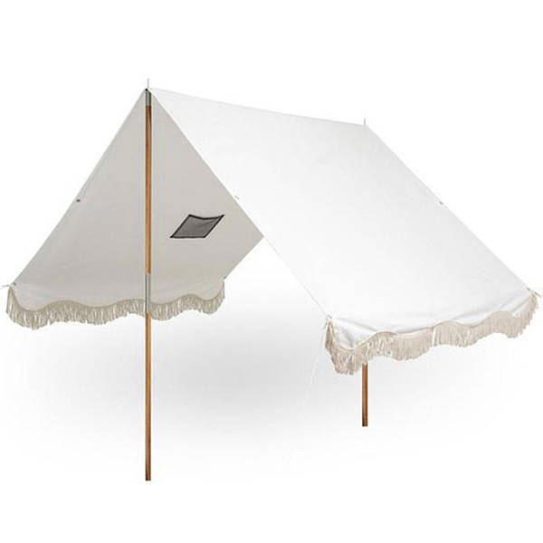 Outdoor Beach Shade Sun Shelter Wood Stability Poles Sun Shelter For Camping Trips