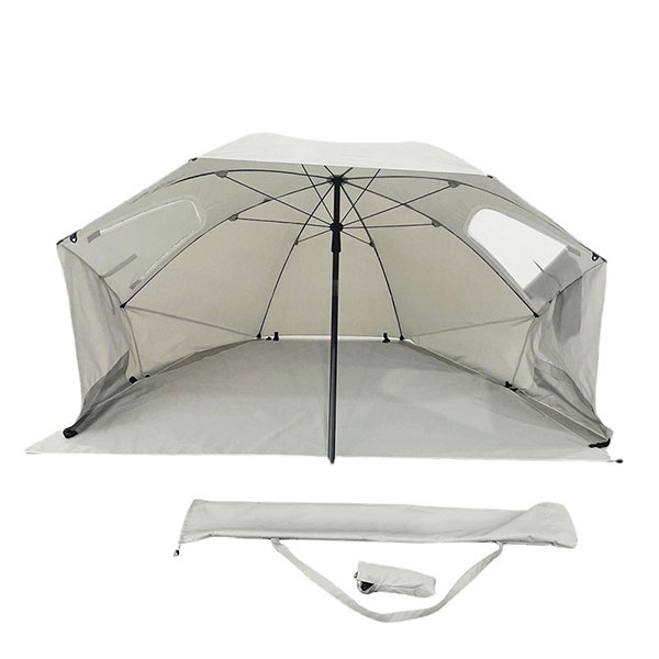 Outdoor Canopy Jacquard Polyester Fabric Outdoor Beach Umbrella Tent With 2 Air Vents