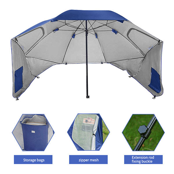 UV Protection shade Windproof Waterproof Anti Portable Folding Outdoor Sun Shade Beach Tent