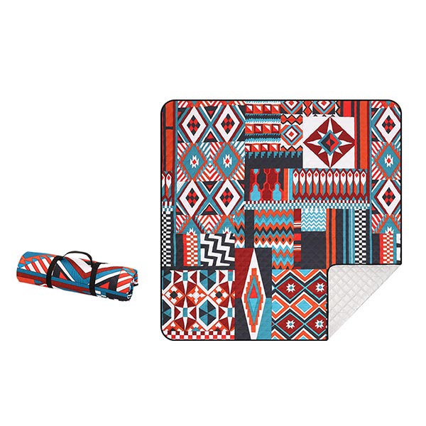 Outdoor Portable Waterproof Picnic Floor Mat Ultrasonic Thickened Camping Mat Blanket