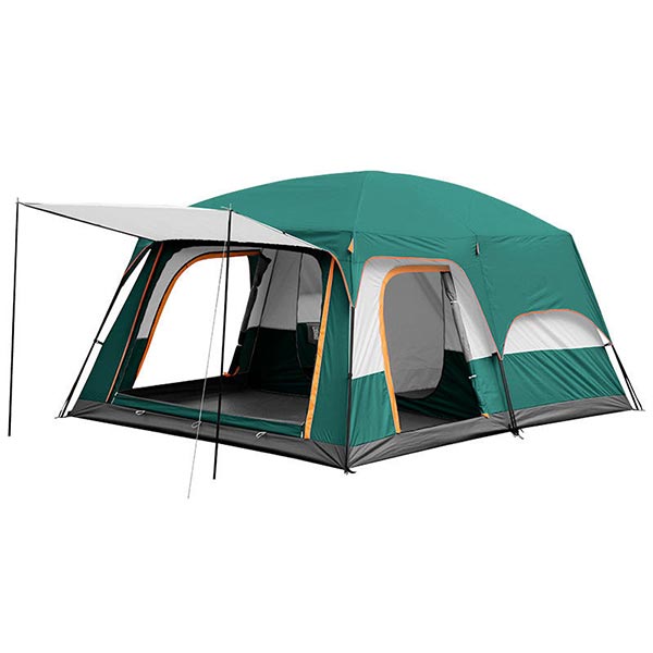 8-10 Person Waterproof 2 Rooms 1 Living Room Travel Outdoor Camping Tent For Family