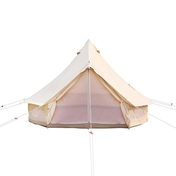 Outdoor luxury Waterproof Camping Cotton Canvas 5m Bell Tent Teepee Yurt Glamping Bell Tent