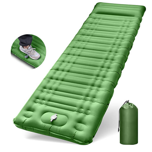 Inflatable Sleeping Mat with Pillow Builtin Pump ZheJiang Kaisi