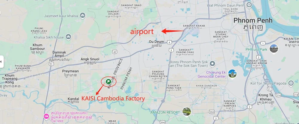KAISI OUTDOOR Cambodia Factory